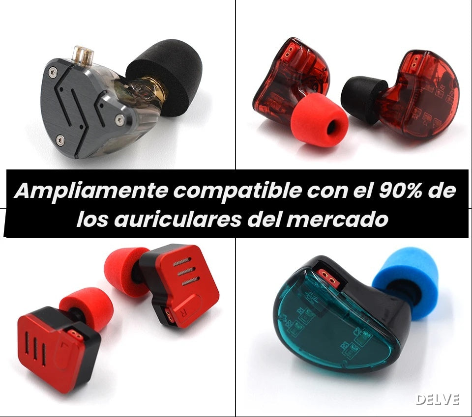 Repuesto Cómodo para tus In-Ears — Almohadillas KZ Kit x3 Tallas