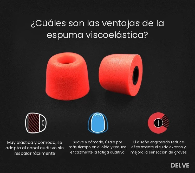 Repuesto Cómodo para tus In-Ears — Almohadillas KZ Kit x3 Tallas