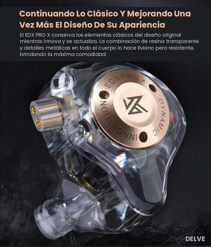 KZ EDX Pro X — Sonido Nítido, Elegí tu Estilo