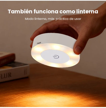 Luz Instantánea Donde La Necesites — Mini Lámpara LED Táctil Recargable