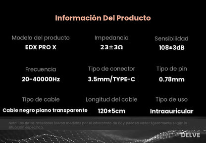 KZ EDX Pro X — Sonido Nítido, Elegí tu Estilo
